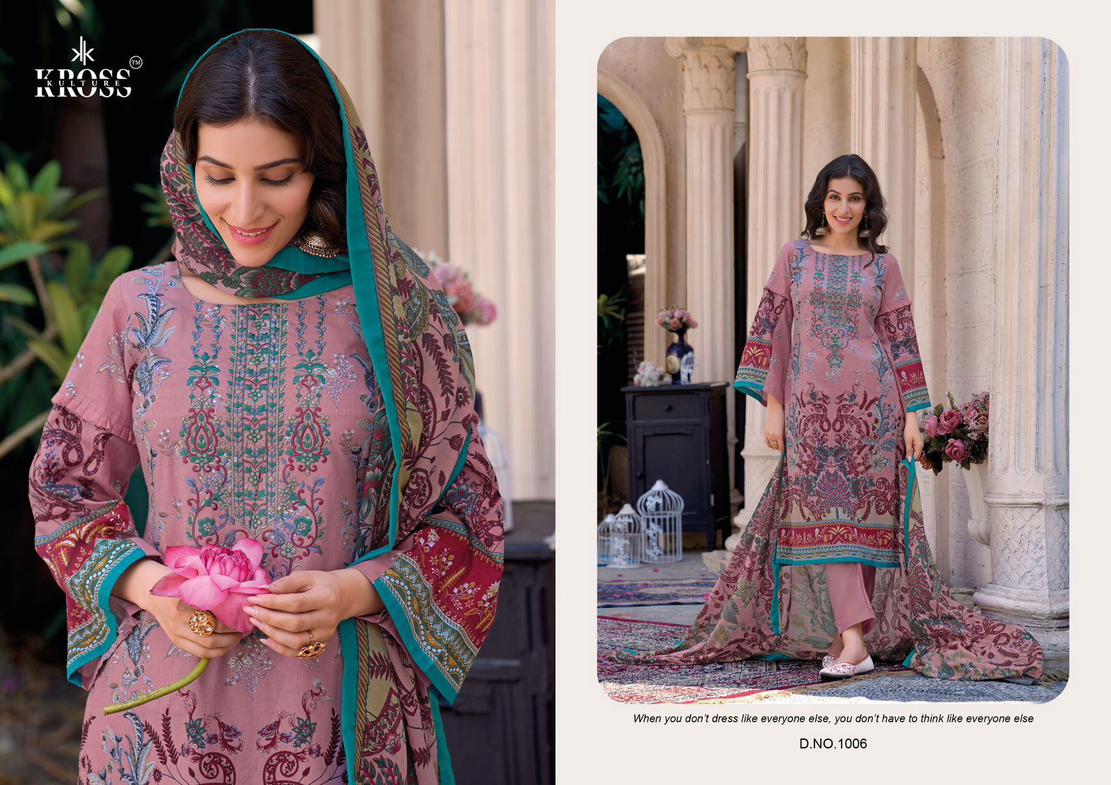 Naira By Kross Kulture Embroidery Cotton Pakistani Dress Material Wholesale Shop In Surat